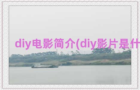 diy电影简介(diy影片是什么意思)