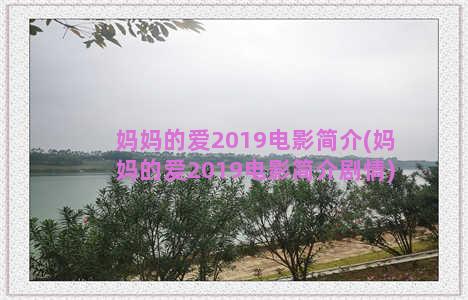 妈妈的爱2019电影简介(妈妈的爱2019电影简介剧情)