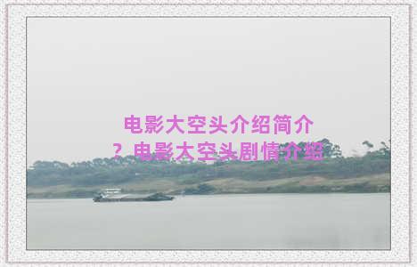 电影大空头介绍简介？电影大空头剧情介绍